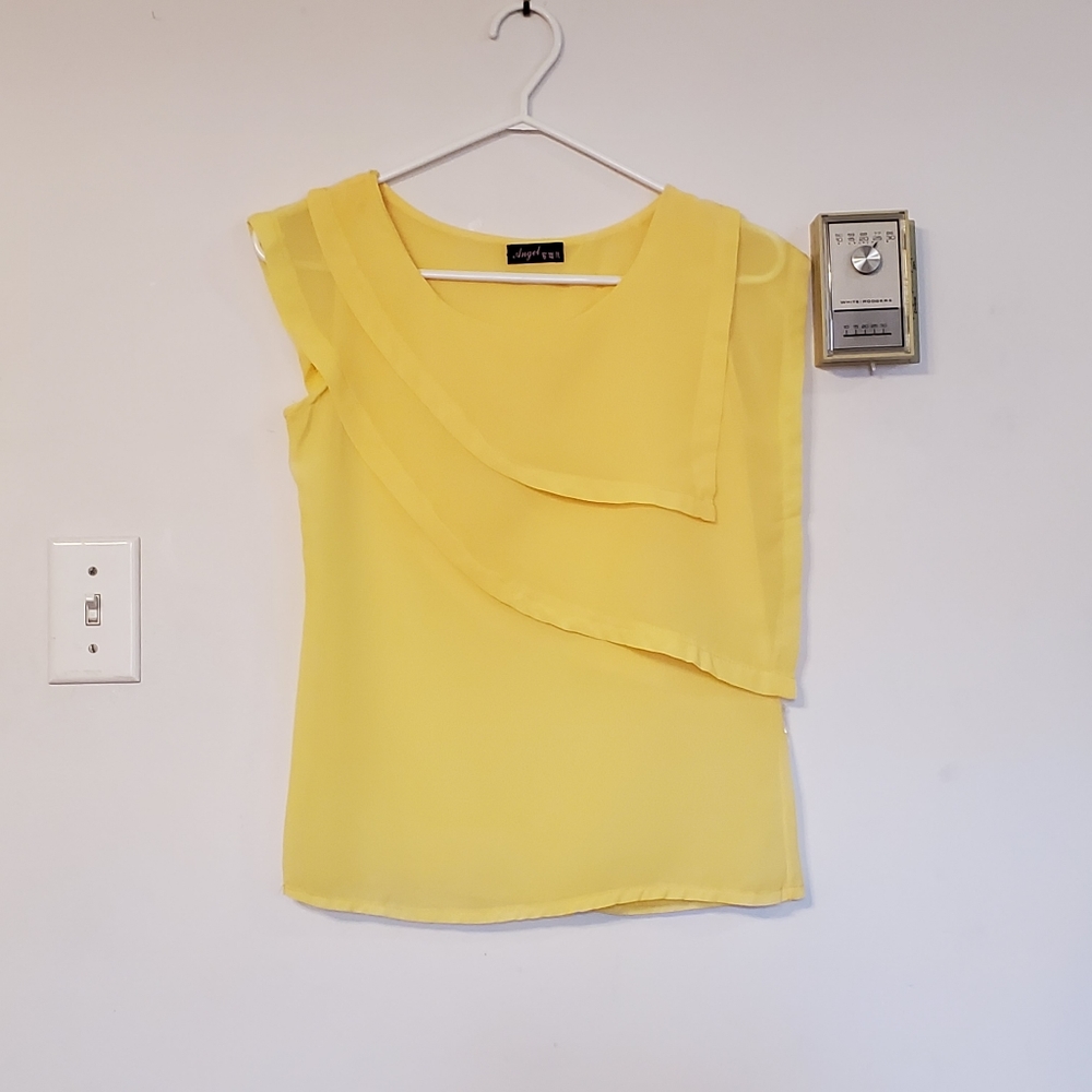 Yellow Ruffles Shirt